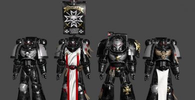 como pintar color negro warhammer